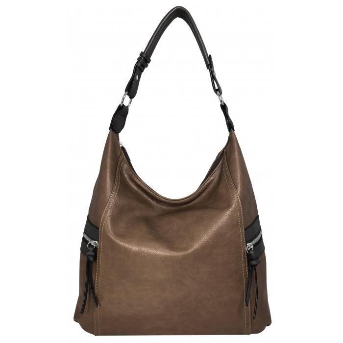 Sac main Bleu Cerise TAUPE TT0028 Cdiscount Bagagerie