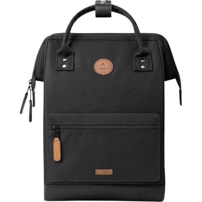 Sac à dos - CABAIA - ADVENTURER - Vegan - Noir - 100% Polyester