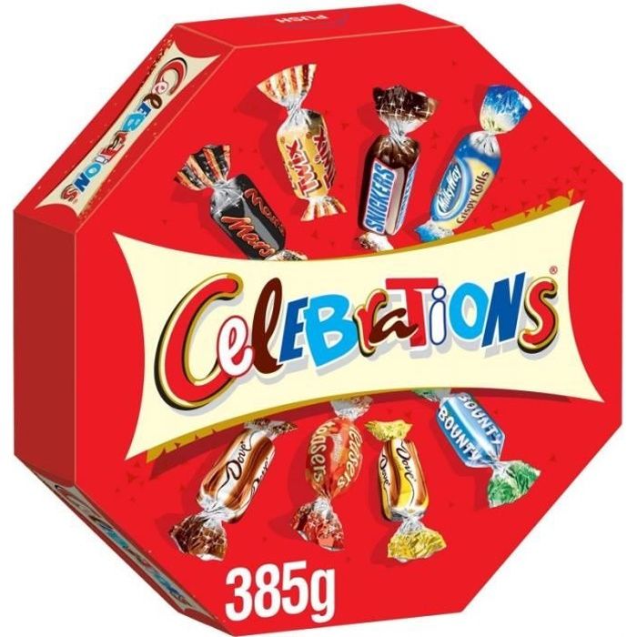 Ballotin Plaisir d'Offrir et son assortiment de 100 chocolats Célébrations  - Cdiscount Au quotidien