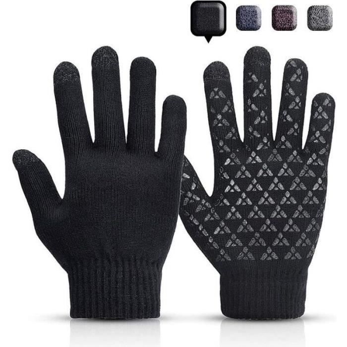 GANT POUR ECRAN TACTILE Homme Gants Hiver Chaud Tactile