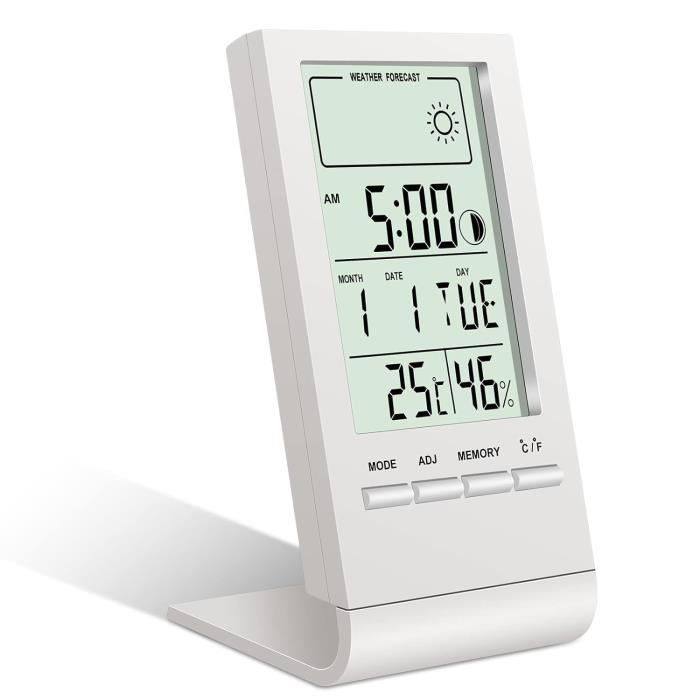 THERMOMETRE - HYDROMETRE Thermomètre Intérieur Hygromètre Numérique
