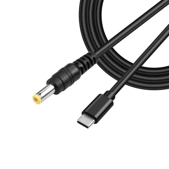 Cavo Di Ricarica USB-C To DC 5.5x2.5 Mm: Alimenta Il Tuo Laptop Con Un Caricabatterie Da 65W