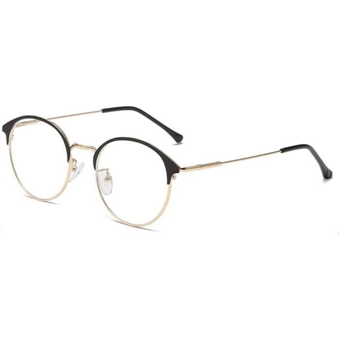 Lunettes Anti-lumière Bleue Pour écran - Monture Noire - Protection Fatigue Numérique