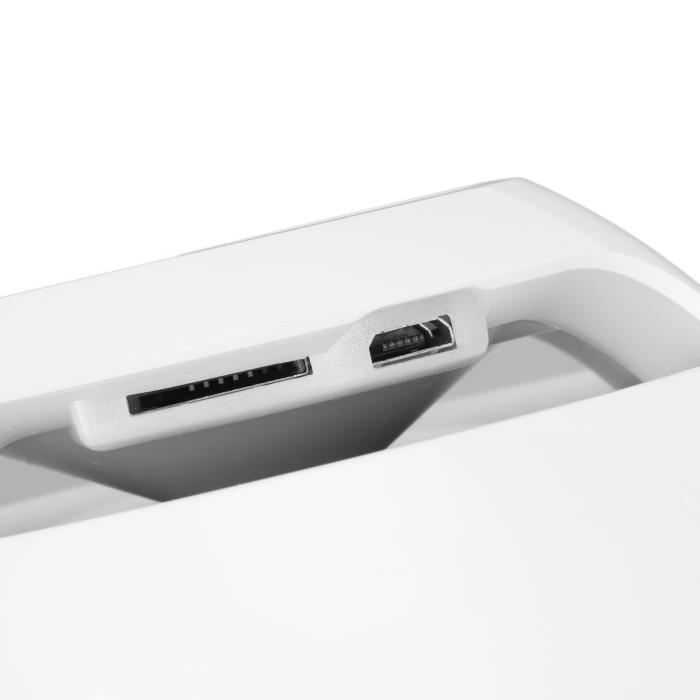Réveil Numérique Hsthe Sea Avec Bluetooth - Radio FM, écran LED, Portable