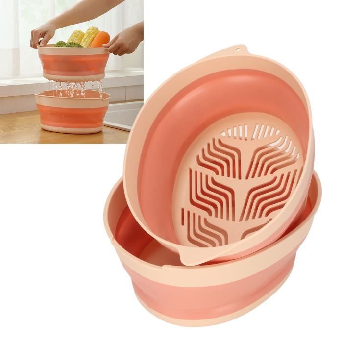 Essoreuse à Salade Panier De Vidange Pliable - Passoire Pour Fruits Et Légumes Panier De Lavage Fruits Légumes Pliable Essoreuse à Salade Panier De Vidange Pliable - Passoire Pour Fruits Et Légumes Panier De Lavage Fruits Légumes Pliable