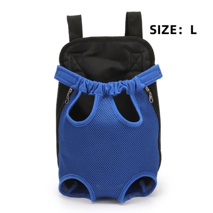 Comparer les prix de Sac à Dos Chat Chien 3.5-6.5kg Sac de Transport de Voyage pour Petit Chien Chiot Chat pour Traveling Hiking Camping - bleu L