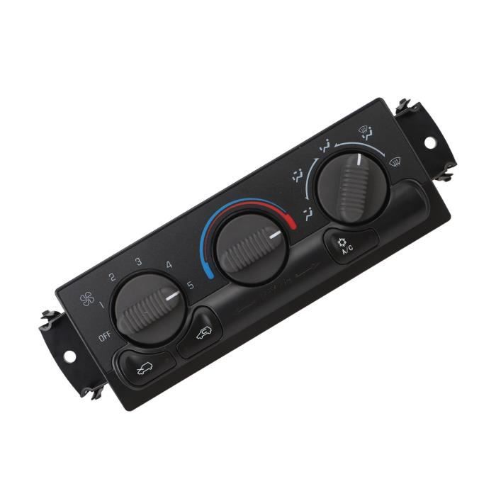 Module De Commande Climatisation Pour VW T4, Eurovan, Cabrio - Référence 1H0820045D - Noir Et Blanc