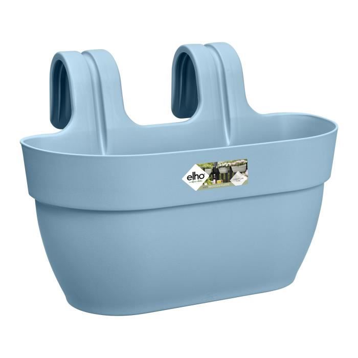 ELHO - Pot de fleurs - Vibia Campana Easy Hanger Medium - Bleu Vintage - Balcon extérieur - L 24.1 x
