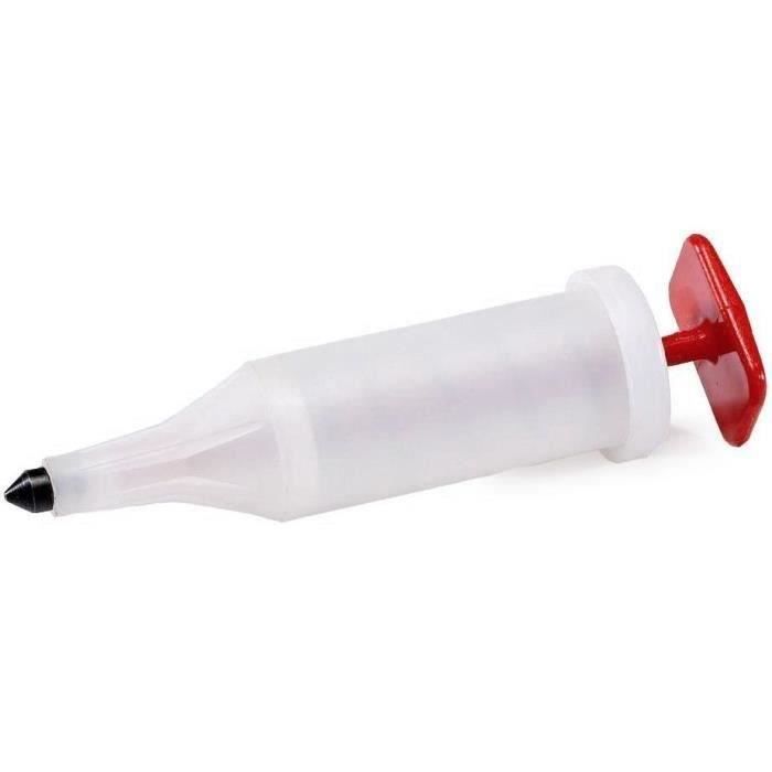 Pompe à graisse manuelle en plastique pour nez de guide de tronçonneuse