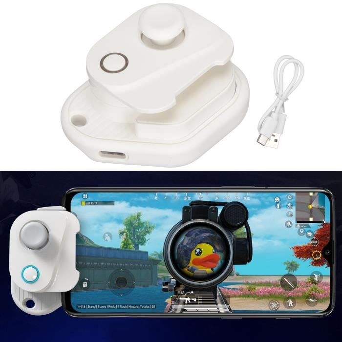 Manette Jeu Mobile Android/iOS - Joystick Bluetooth 5.2 Avec 4 Boutons Pour PUBG Et Jeux Tactiles