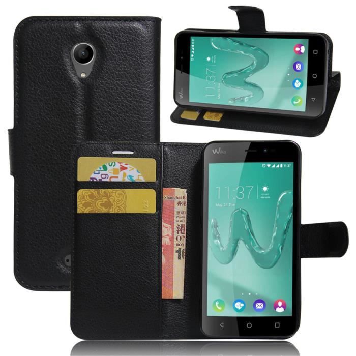 Pour Wiko Sunny 3 Plus Housse PAS pour Sunny 3 Cuir PU Pochette