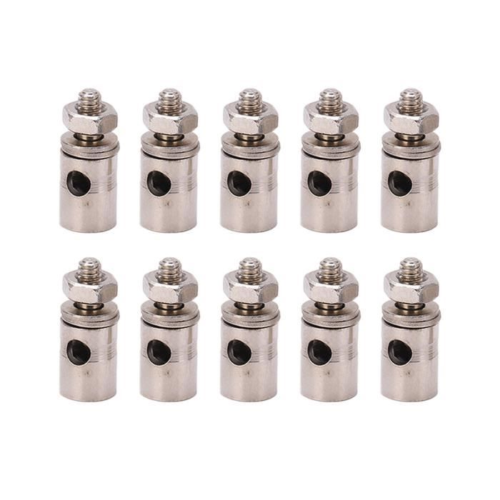 Butée De Tringlerie De Tige De Poussée RC Pushrod Linkage Stopper Quick Adjuster RC Push Rod