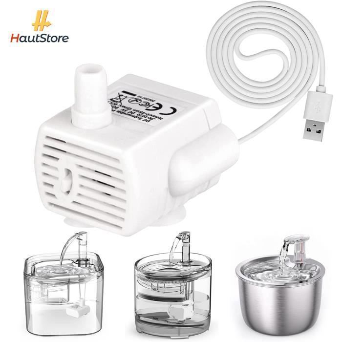 Meilleurs prix pour Pompe de Fontaine à Chat Chien, Pompe à Eau De Remplacement pour Animaux de Compagnie Submersible Chat à Fleurs Pompe de Rechange