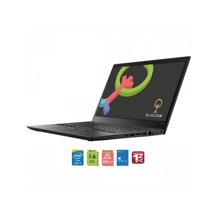 ThinkPad T470S I5 / 16 / 500M2SATA (Grade B) - Lenovo