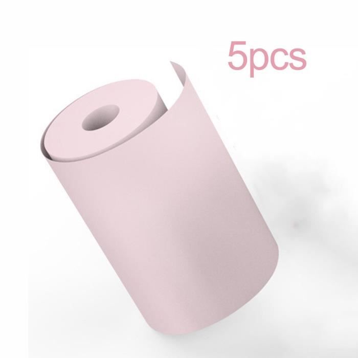 5 Rouleaux De Papier Autocollant Imprimable 58mm Et Papier Thermique Direct Pour Imprimante De Poche Portable Paperang Prix Pas Cher Cdiscount