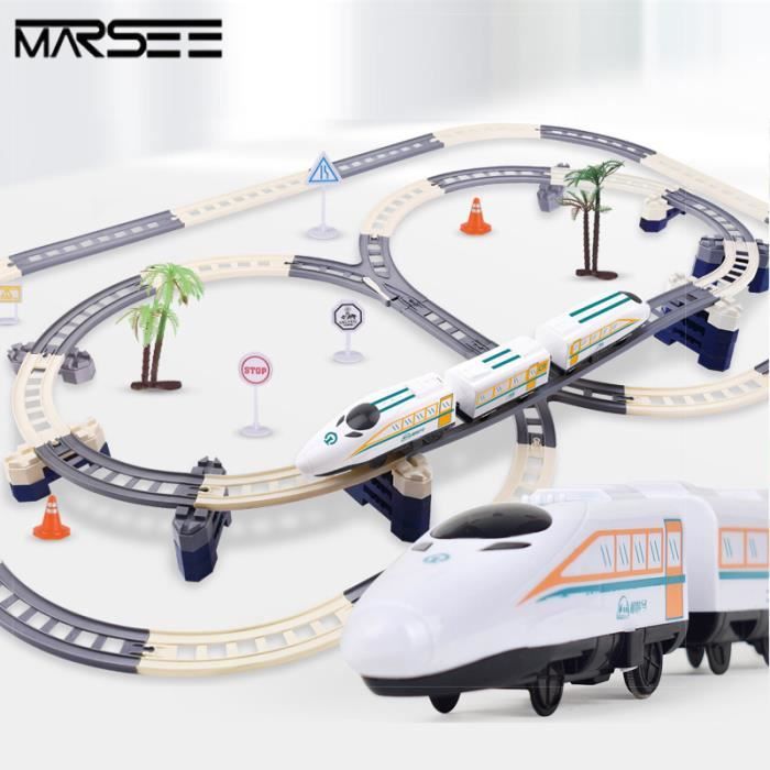Circuit miniature Train piste électrique avec musique et lumières