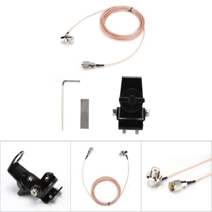 ZoylLa Support de Support de Montage d'antenne de hayon de Voiture pour Ford F150 2015 2016 2017 2018 2019 2020 Accessoires extérieurs,Right