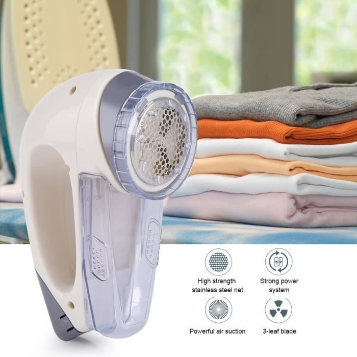 Vêtements Lint Remover Portable Alimenté par Batterie Tissu Vêtements