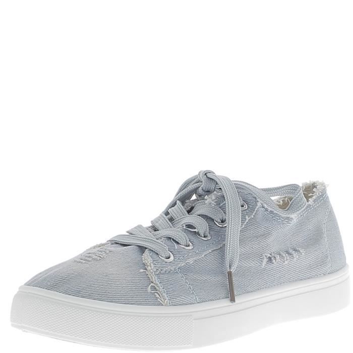 basket bleu clair femme