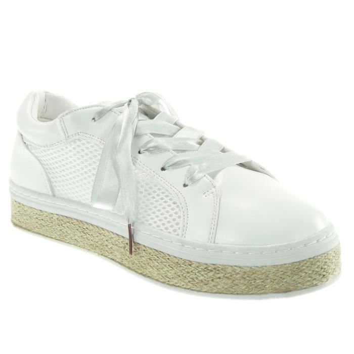 Basket femme store lacet ruban