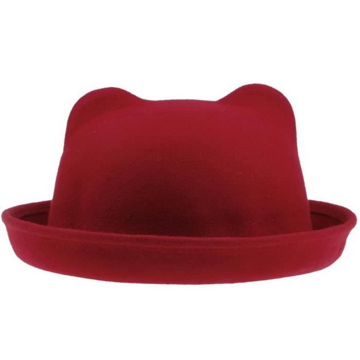 Mignon Chapeau Melon Oreille De Chat Couleur Uni Velours Soleil Voyage Rouge Achat Vente Chapeau Bob Cdiscount Mignon Chapeau Melon Oreille De Chat Couleur Uni Velours Soleil Voyage Rouge Achat Vente Chapeau Bob Cdiscount
