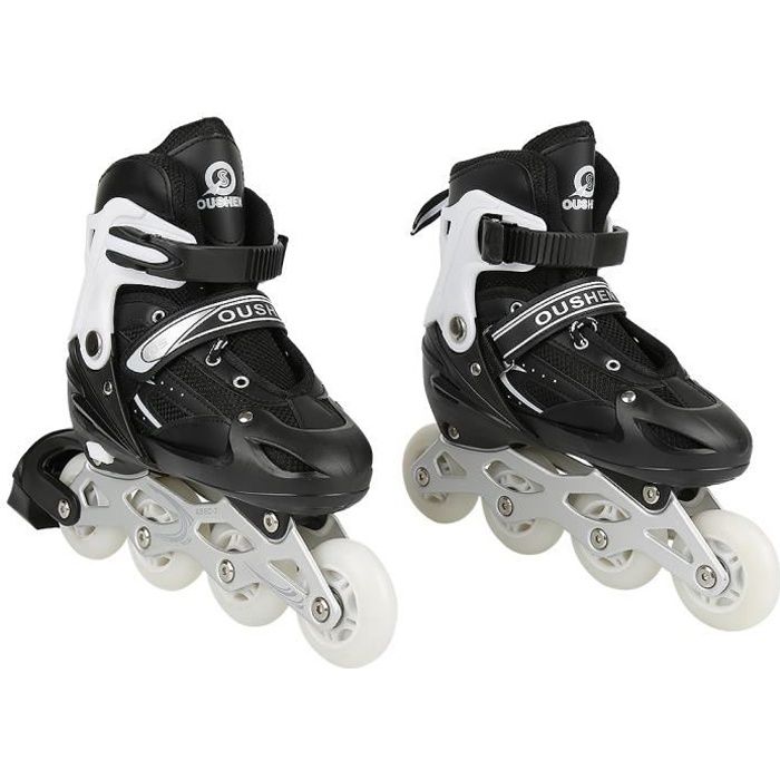 Roues Roller Taille 37 Rollers En Ligne Réglables XIANGMM Noir