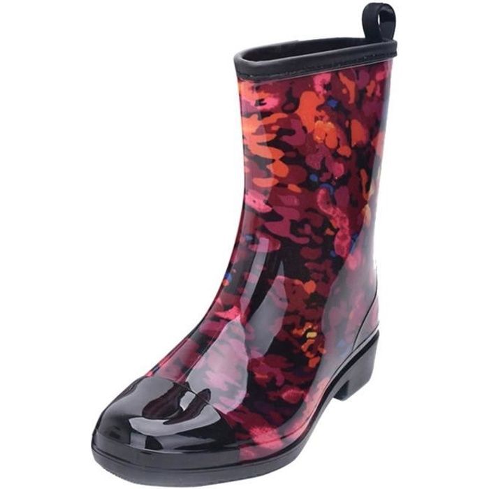Botte de pluie fantaisie caoutchouc mode femme top