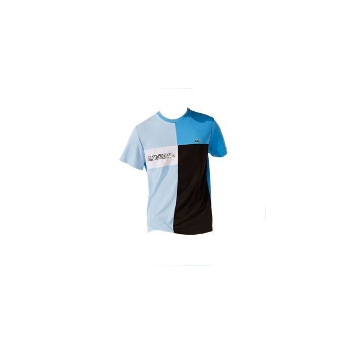 Tee shirt Lacoste SPORT Bleu Cdiscount Pr t Porter