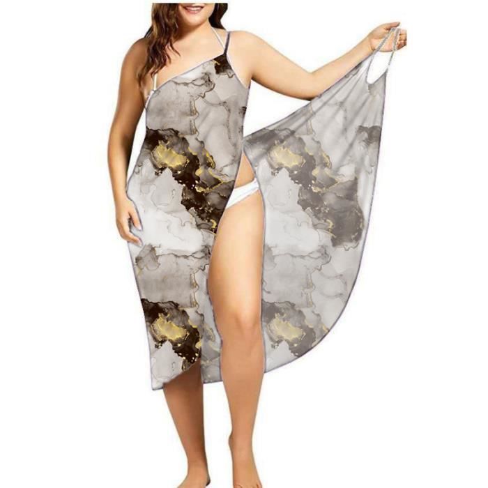 Robe de plage,Maillot de bain à rayures,sexy,grande taille,pour femmes