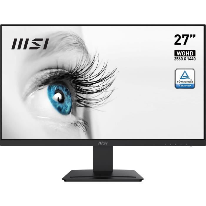 Ecran MSI PRO MP273QV 27 WQHD 75Hz avec Dalle VA et FreeSync
