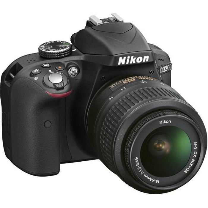 Reflex NIKON D3300 Capteur CMOS 24.2 Mégapixels Ecran 3 Vidéo Full HD - vue 1