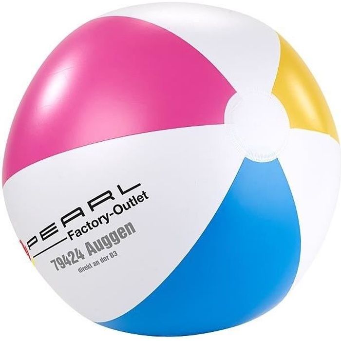 Nesloonp Ballon de Plage Gonflable 6 Pièces Ballons de Plage Ballons Gonflables Comprend Une Pompe Manuelle pour Enfants Garçons Filles Plage et Piscine