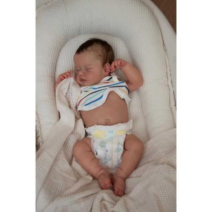 Barboteuse Bébé Tricotée Main Rose Vintage - Taille 3/6 Mois Ou Poupon 40/45cm - Fait Main En Laine