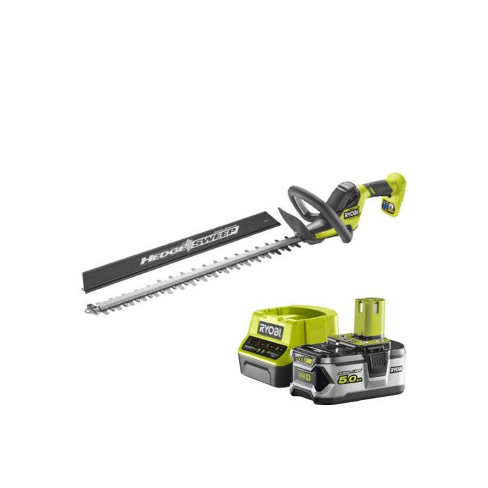 Pack RYOBI Taille haies Linea 18V One+ INEA 55cm RY18HT55A 0 1 Batterie 5.0Ah 1 Chargeur rapide RC18120 150