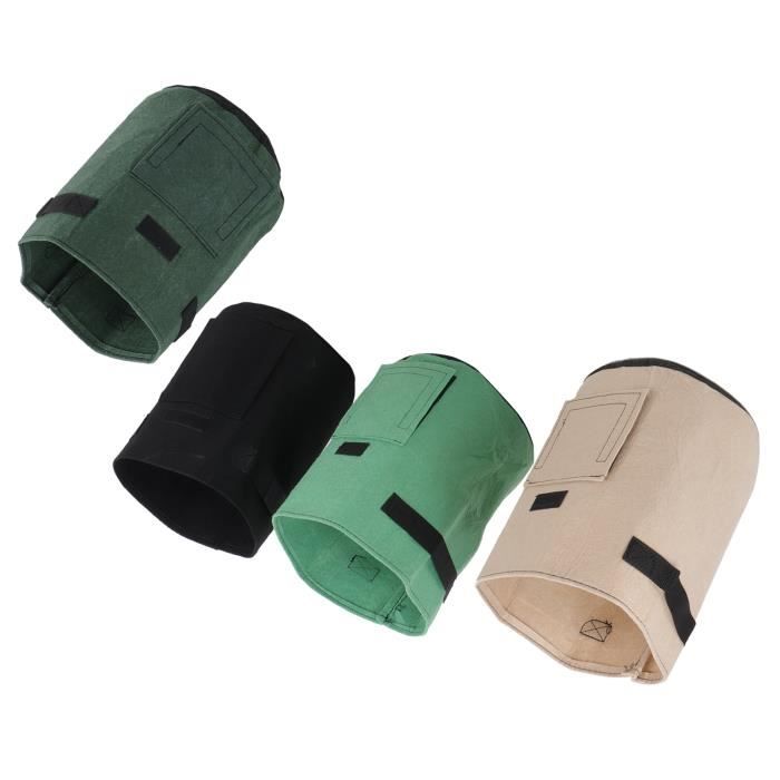 3 Sacs De Plantation DEANKEJI 14L - Géotextile Avec Poignées - Pour Légumes, Fleurs