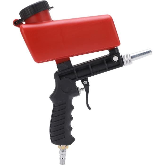 Pistolet De Sablage Pneumatique Avec Buse Carbure De Bore 6mm - Pour Dérouiller, Nettoyer, Polir Métal/verre