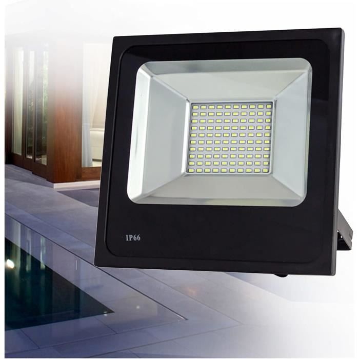 20W Projecteur LED Extérieur Imperméable IP67 1600LM Lumière De Sécurité 6500K Blanc Froid Spot LED Extérieur Pour Garage,Jardin,Terrasse, Cour Porche Projecteur LED