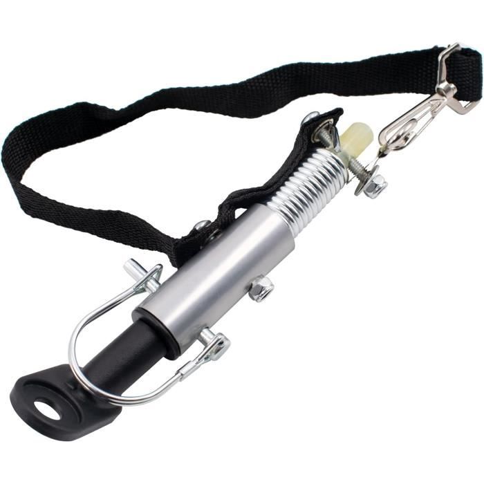 Attelage Remorque Vélo Burley 12,2 Mm Acier - Pour Remorque Enfant, Noir, Neuf