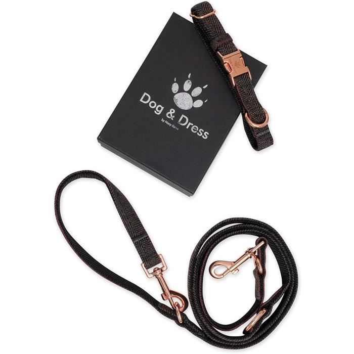 Laisse Pour Chien Réglable FREUDENTIER - 3 M, Laisse à Bandoulière, Marron, Pour Chiens Moyens/grands - 11