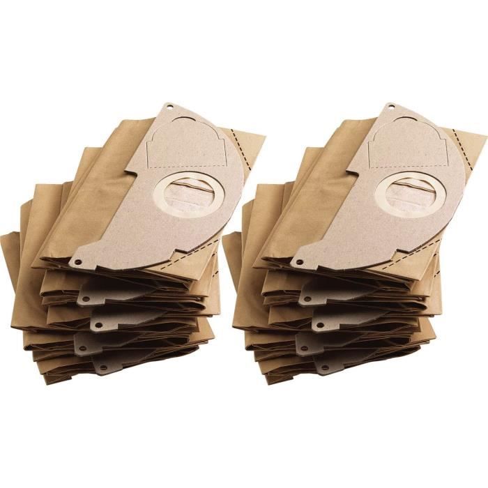 Lot De 15 Sacs Filtrants En Papier Pour Bosch AdvancedVac 20 - Filtration 99,99% - Accessoires Aspirateur