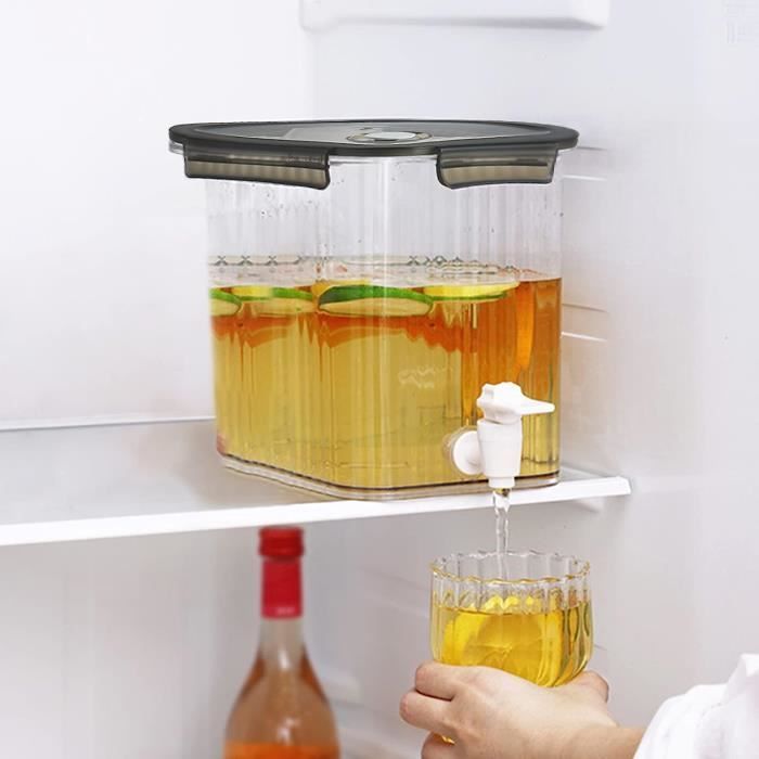 Distributeur De Boissons Pliable 3,5 L Avec Robinet - Cruche à Eau Sans BPA Pour Pique-nique, Camping, Fêtes - 5