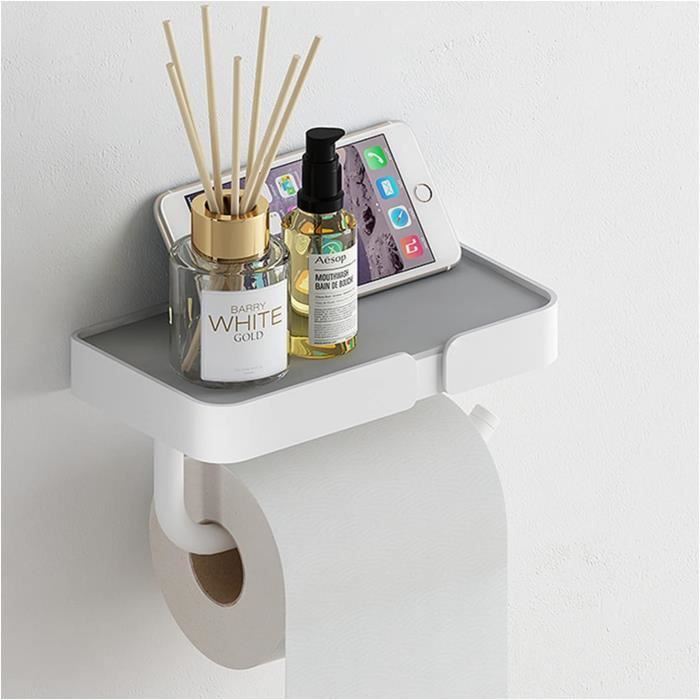 Porte Rouleau Papier Toilette-Support Papier Toilette Mural avec