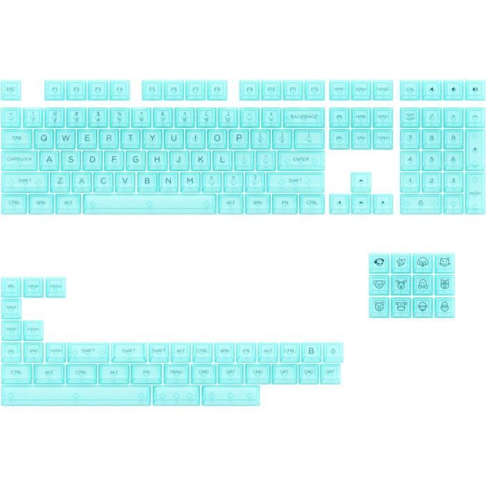 Only Keycap Lot De 132 Touches Rétroéclairées En Cristal