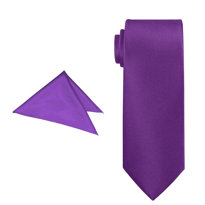 Trimming Shop Ensemble De Cravates Pour Homme, Nœud Papillon, Cravate Et Carré De Poche, Cravate élégante En Satin De Couleur Unie Avec Mouchoir Pour Une Tenue Décontractée Et Formelle, Réunions