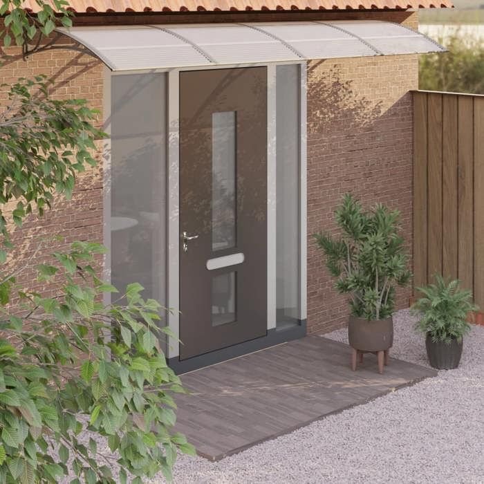 vidaXL Auvent de porte PC 350x100 cm