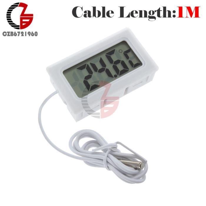 Thermomètre Hygromètre Numérique Inkbird ITH-10 - Mini Sonde Température Humidité Pour Frigo, Serre, Aquarium