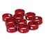 10pcs 3 Trous Fixation de Corde Antid/érapant Coureur Tendeur de Hauban en Alliage dAluminium en Forme dAnneau pour Camping Randonn/ée