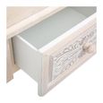 Table de chevet en bois blanchi Hina - Atmosphera - 1 Tiroir - H 67 cm-1