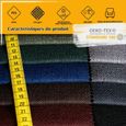 SELENE Ameublement Tissus au Metre pour Couture - 100% Polyester Résistant à la Déchirure et aux Rayons UV - Vert Foncé-1