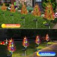 4 Pièces Lampe Solaire Exterieur Jardin, Lumiere avec Colorée LED, Étanche pour Pelouse,Terrasse, Cadeaux, Halloween Decoration-1